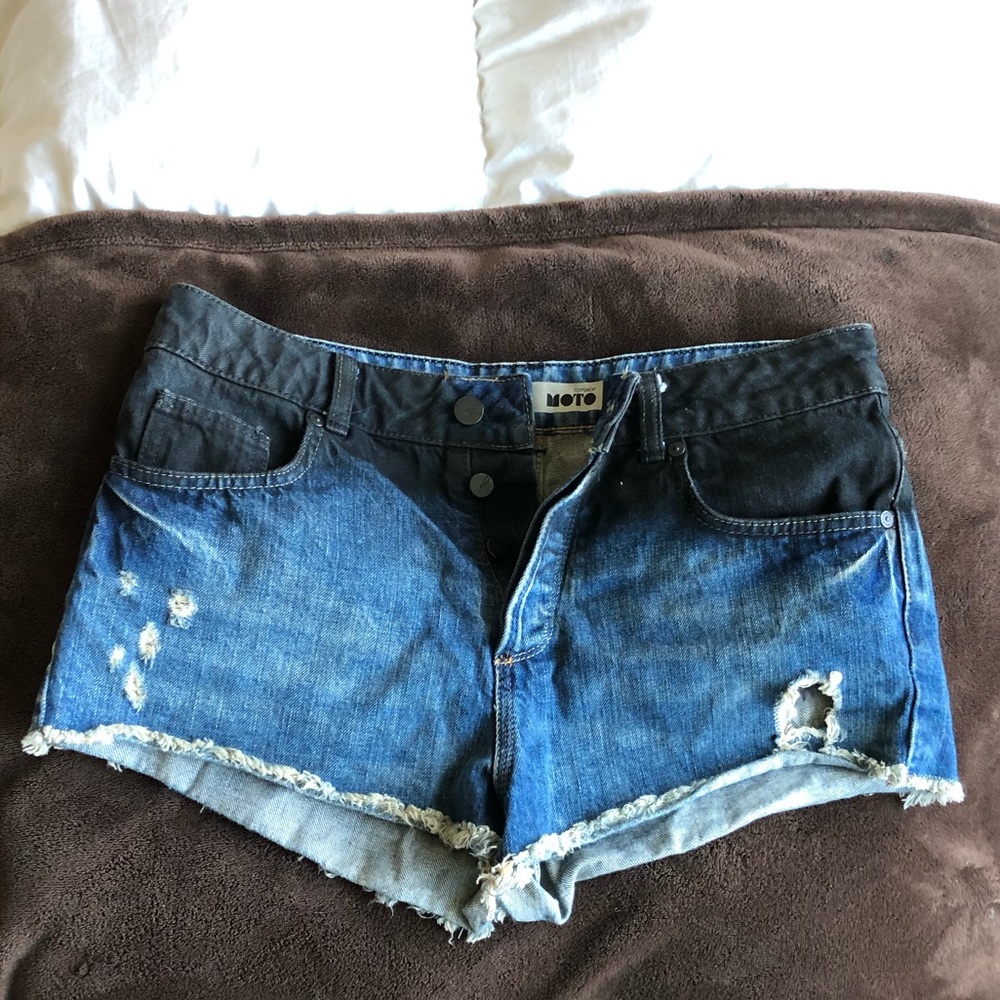 Top shop jean shorts